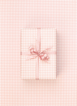Gingham Champagne 10M Wrapping Paper