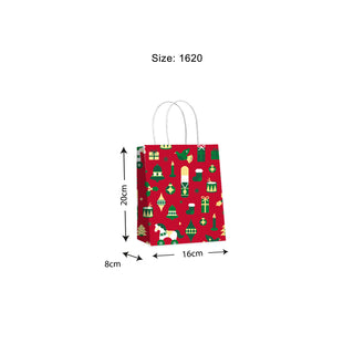 Drummer Boy Red Gift Bags - 10 Pack