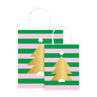 Pavilion Tree Emerald Gift Bags - 10 Pack