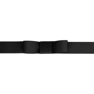 Recycled PET Grosgrain Black Ribbon 10M