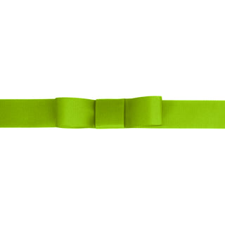 Recycled PET Grosgrain Lime Ribbon 10M