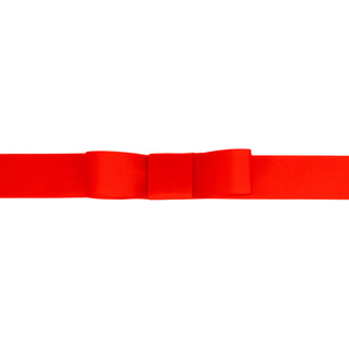 Recycled PET Grosgrain Poppy Red Ribbon 10M