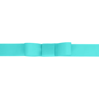 Recycled PET Grosgrain Teal Ribbon 10M