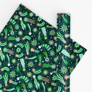 Cosmic Evergreen 10M Wrapping Paper