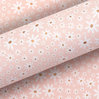 Daisy Chain Champagne 10M Wrapping Paper