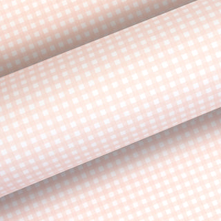 Gingham Champagne 10M Wrapping Paper