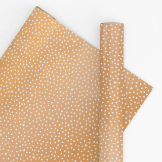 Starry Night Gold & White 10M Wrapping Paper