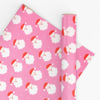Saint Nick Bright Pink 10M Wrapping Paper