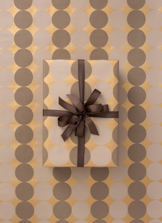 Baubles Latte & Mocha 10M Wrapping Paper