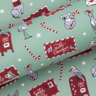 Bush Christmas Eucalyptus 10M Wrapping Paper