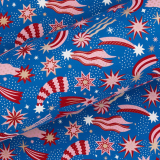Cosmic Electric Blue 10M Wrapping Paper