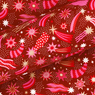 Cosmic Scarlet Red 10M Wrapping Paper