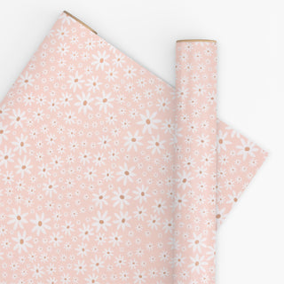 Daisy Chain Champagne 10M Wrapping Paper