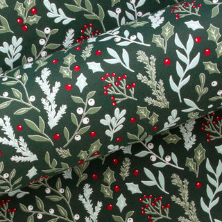 Foliage Forest Green 10M Wrapping Paper