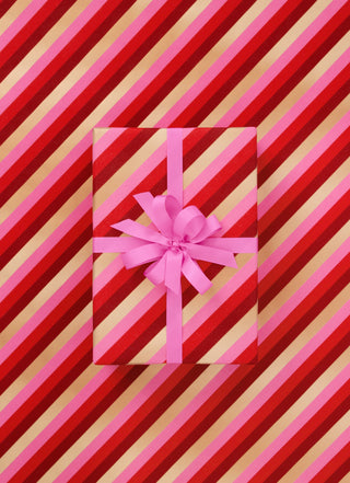 Peppermint Parade Scarlet Red 10M Wrapping Paper