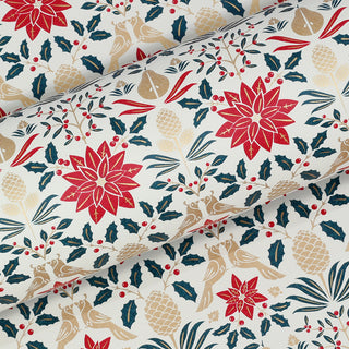 Poinsettia Traditional 10M Wrapping Paper