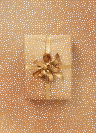 Starry Night Gold & White 10M Wrapping Paper