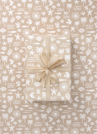 Sand to Sea - Sand 10M Wrapping Paper