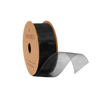 Organdy Black Ribbon - 10M