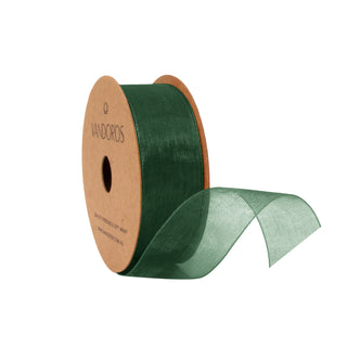 Organdy Dark Green Ribbon - 10M
