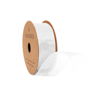 Organdy White Ribbon - 10M