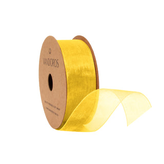 Organdy Yellow Ribbon - 10M