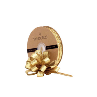 Stellar Antique Gold Pull Bow Ribbon