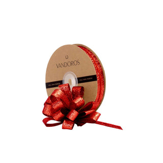 Stellar Red Pull Bow Ribbon