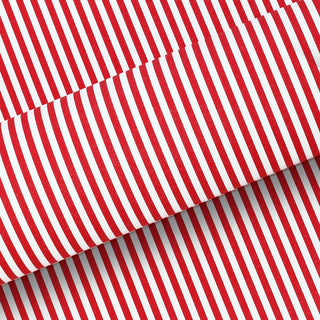 Candy Stripe Red & White 10M Wrapping Paper