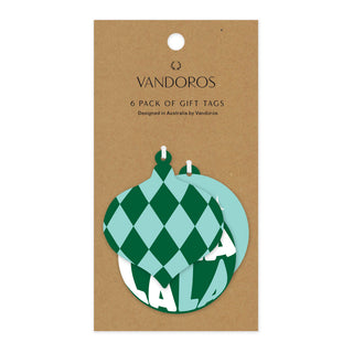 Merry Modernist Evergreen Gift Tags
