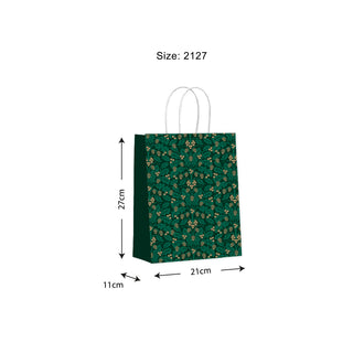 Harvest Evergreen Gift Bags - 10 Pack
