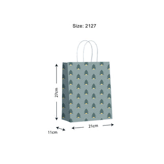 Little Pine Slate Green Gift Bags - 10 Pack