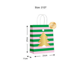 Pavilion Tree Emerald Gift Bags - 10 Pack