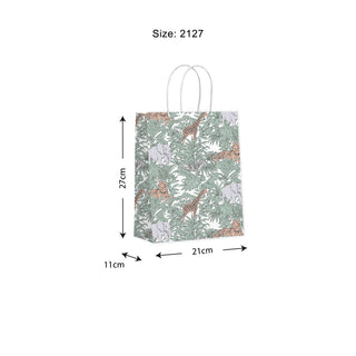 Serengeti Green Gift Bags - 10 Pack