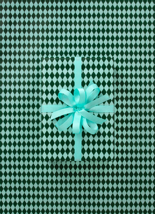 Diamonds Mint & Evergreen 10M Wrapping Paper (Art Paper Matte)