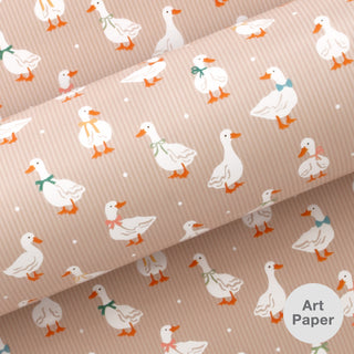 Lullaby Goose Soft 10M Wrapping Paper (Matte)