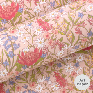 Matilda Floral Blush 10M Wrapping Paper (Matte)