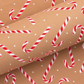 Candy Cane Ginger 10M Wrapping Paper