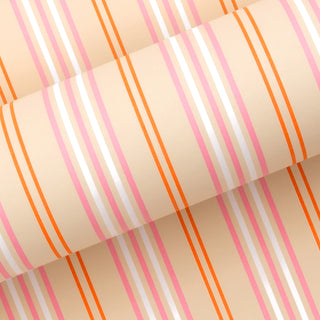 Coastal Stripe Sand 10M Wrapping Paper