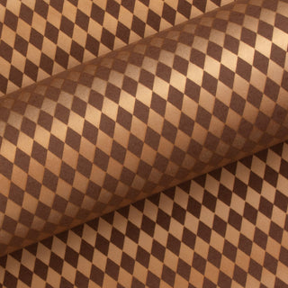 Diamonds Cocoa & Gold 10M Wrapping Paper (Uncoated)