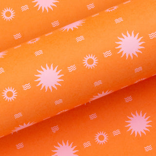 Soleil Orange & Pink 10M Wrapping Paper