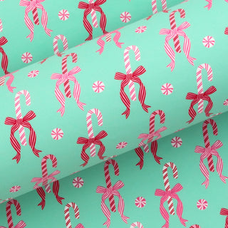 Sweet Treat Aqua 10M Wrapping Paper (Uncoated)