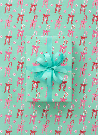 Sweet Treat Aqua 10M Wrapping Paper (Uncoated)