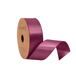 Satin Pearl Marsala Ribbon - 10M