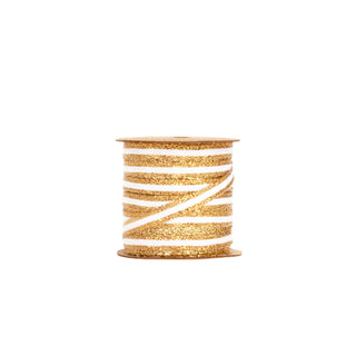 Pinstripe White & Gold Bobbin