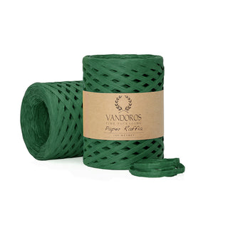 Paper Raffia Dark Green