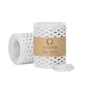 Paper Raffia White